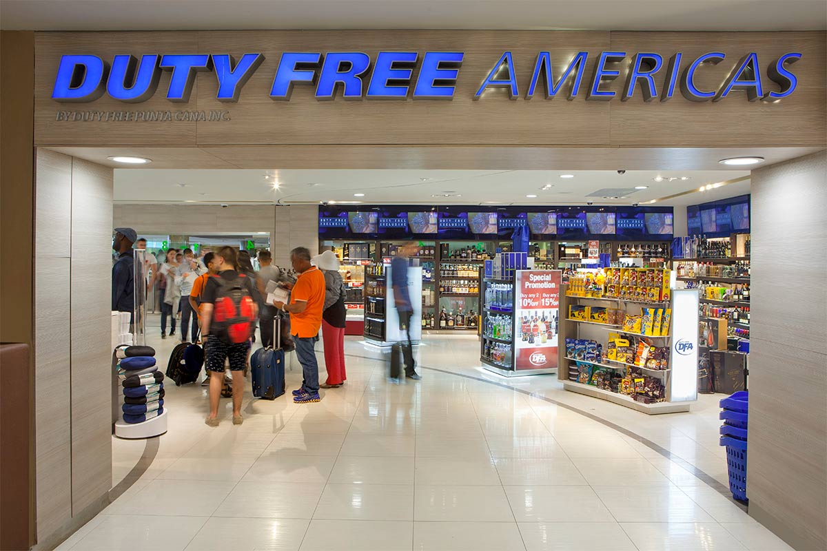Duty Free shop in Punta Cana Airport