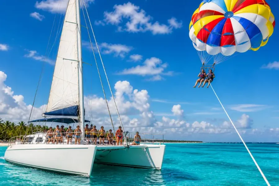 Parasailing, Snorkeling & Catamaran Party Tour