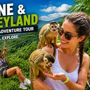 Zipline & Monkeyland Tour