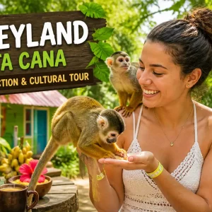Monkeyland Punta Cana – Monkey Interaction & Plantation Safari Tour